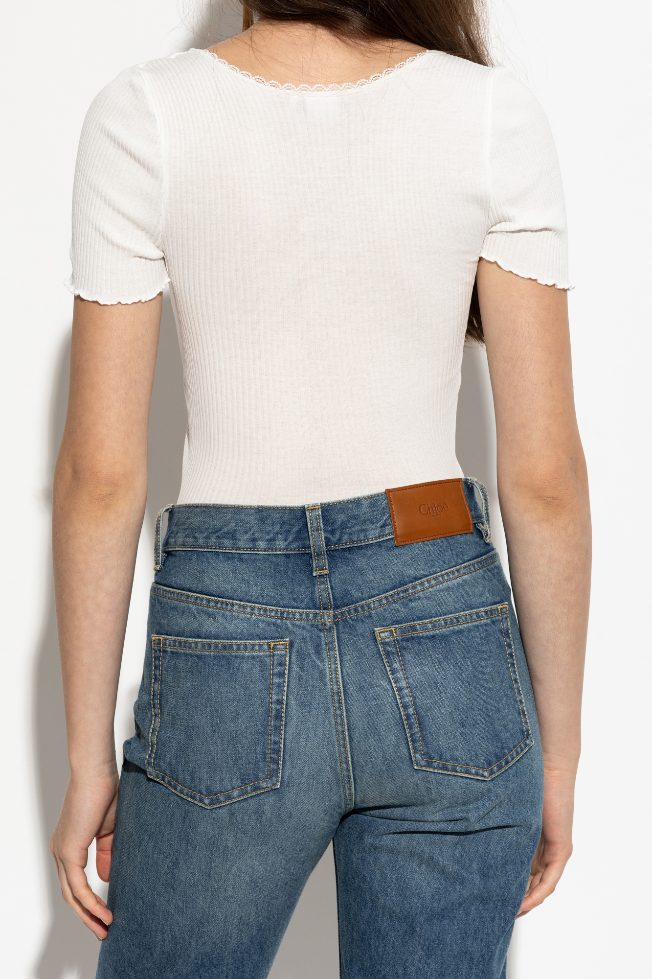 Chloé Ribbed fitted top | Women's | Vitkac